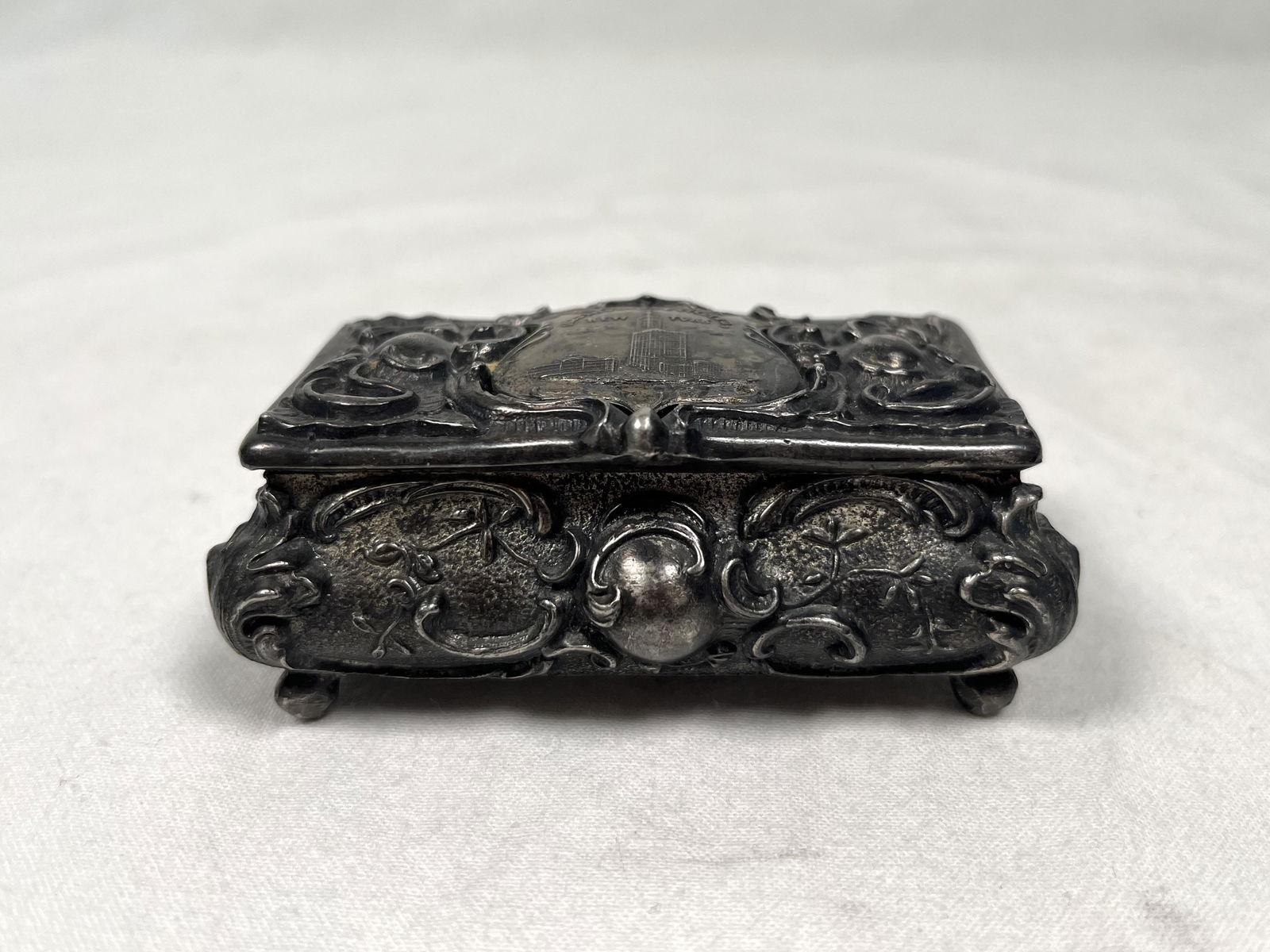 1920s Woolworth Building NY Jewelry Casket (1 of 8)