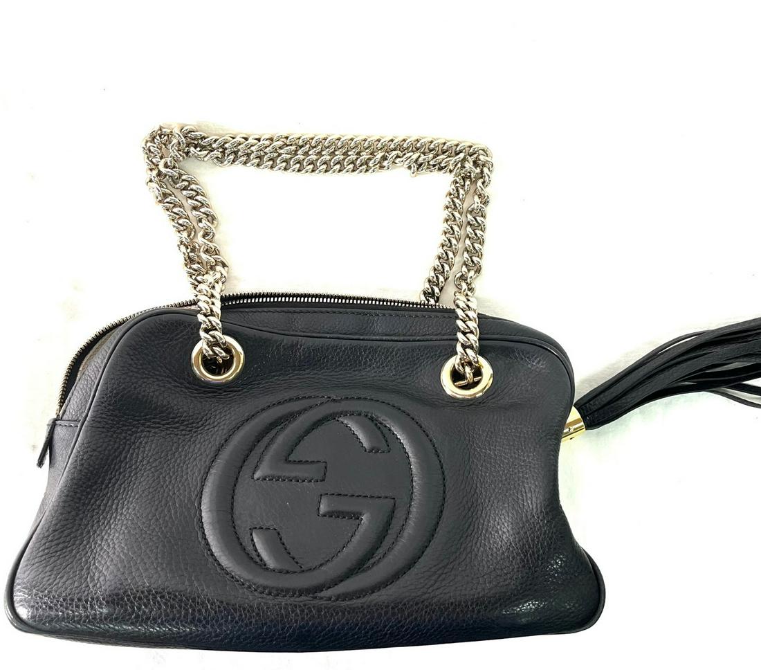 Used black sales gucci purse