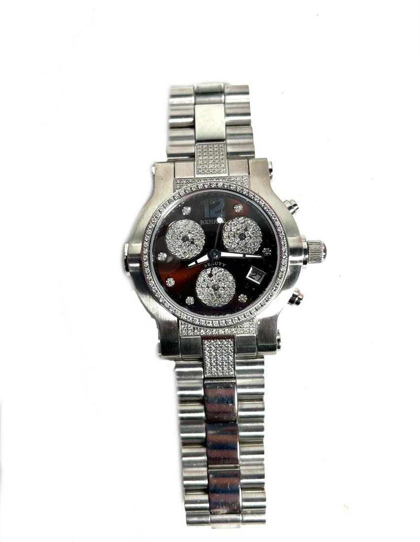 Renato Diamond Chronograph Swiss Watch (1 of 4)