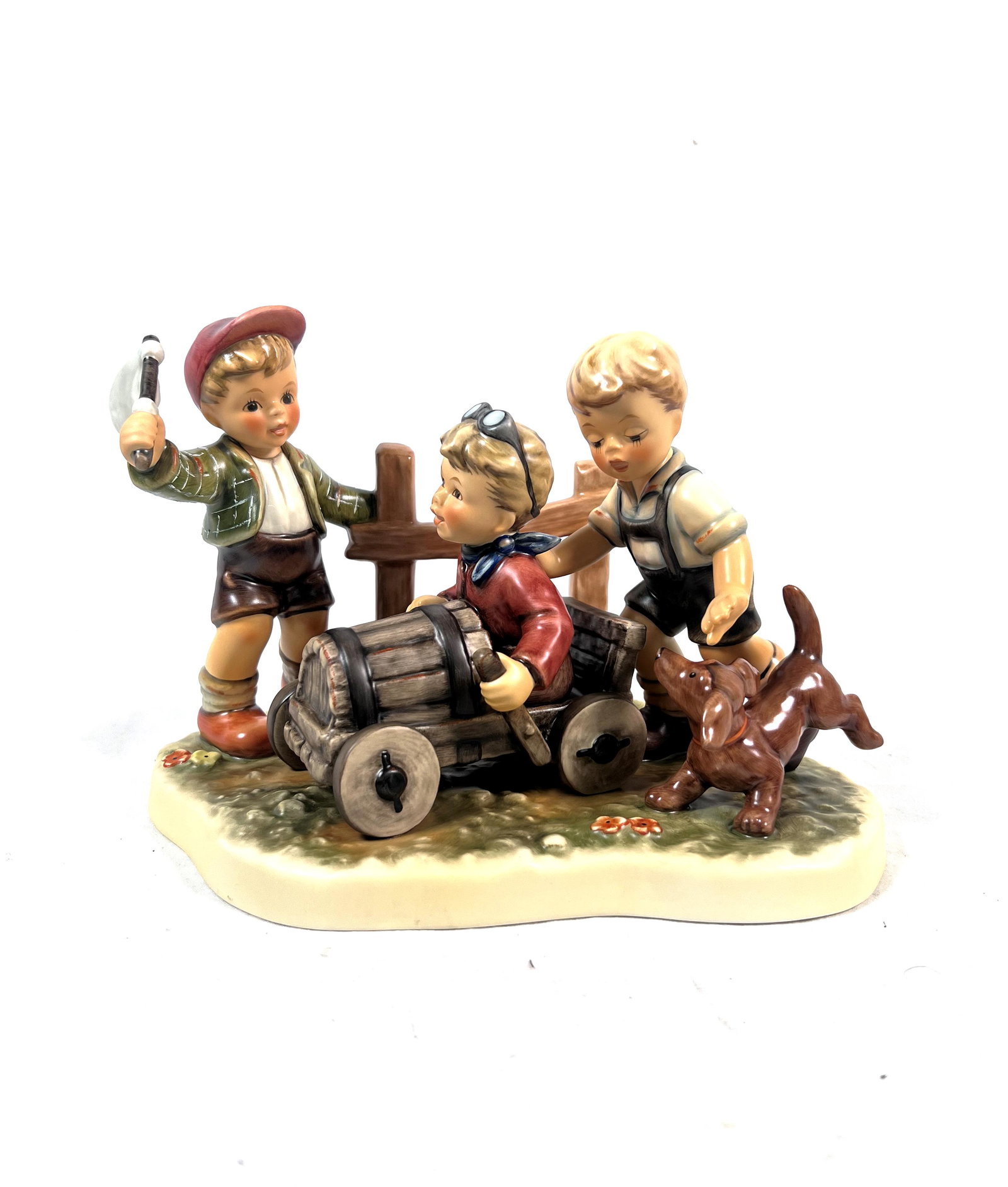 Hummel Figurine Soap Box Derby #2121 Century Collection W/ COA Box (1 of 11)