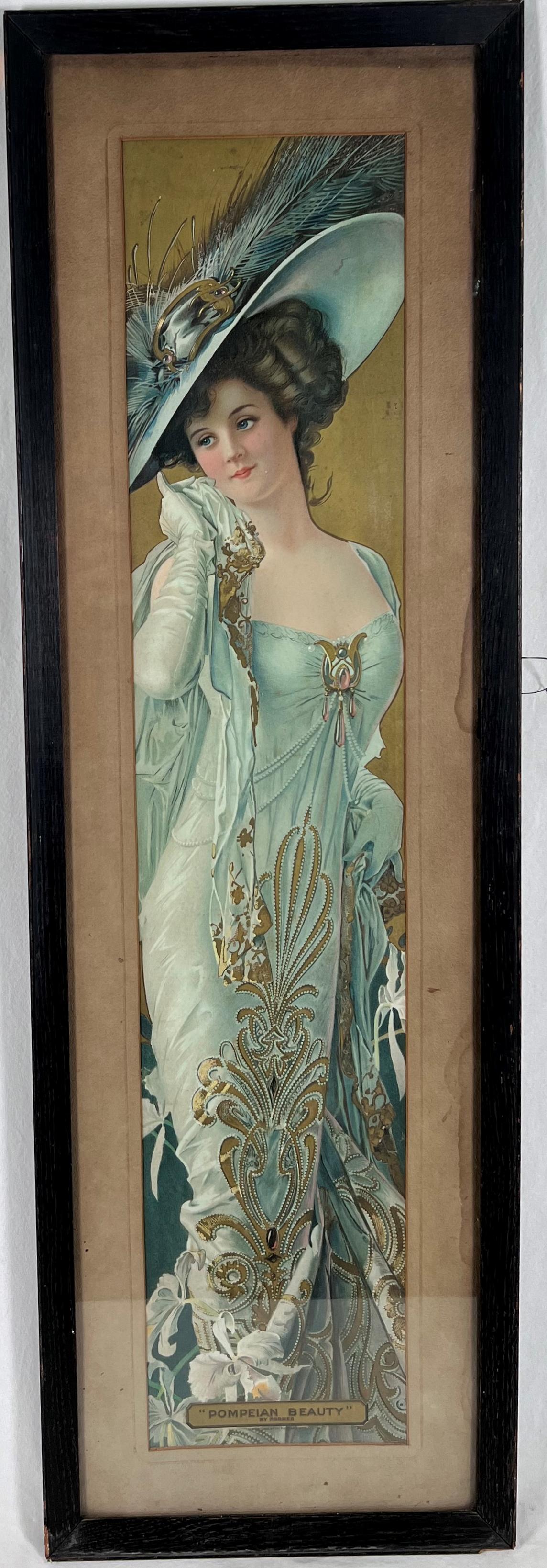 1909 Pompeian Beauty by Forbes Mfg Co Yard Long (1 of 10)