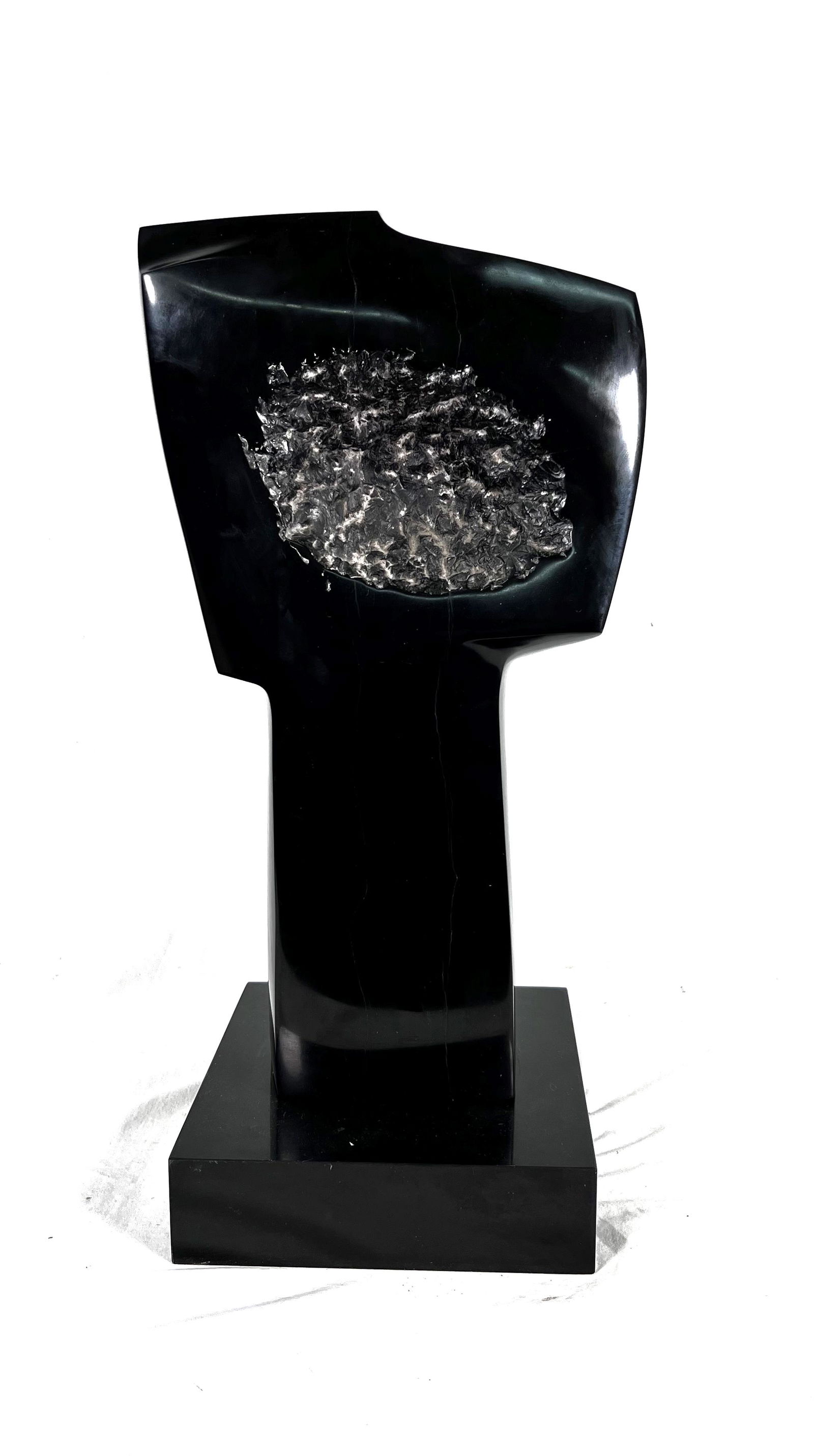 Abstract Modern Sculpture Noir St Laurent Marble (1 of 10)