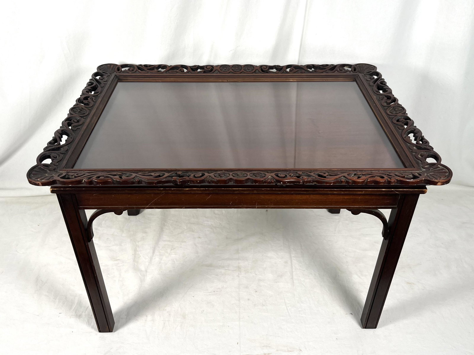 Chinese Chipendale China Tea Table (1 of 9)