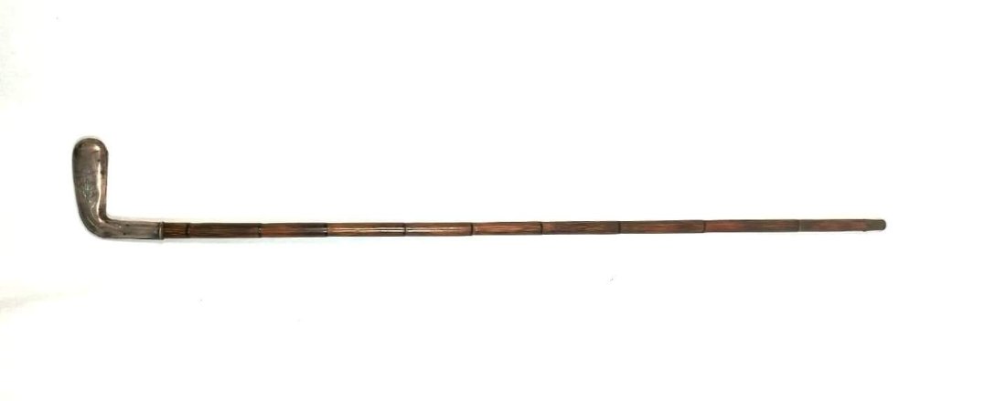 Antique Golf Club Matchsafe Walking Stick (1 of 7)