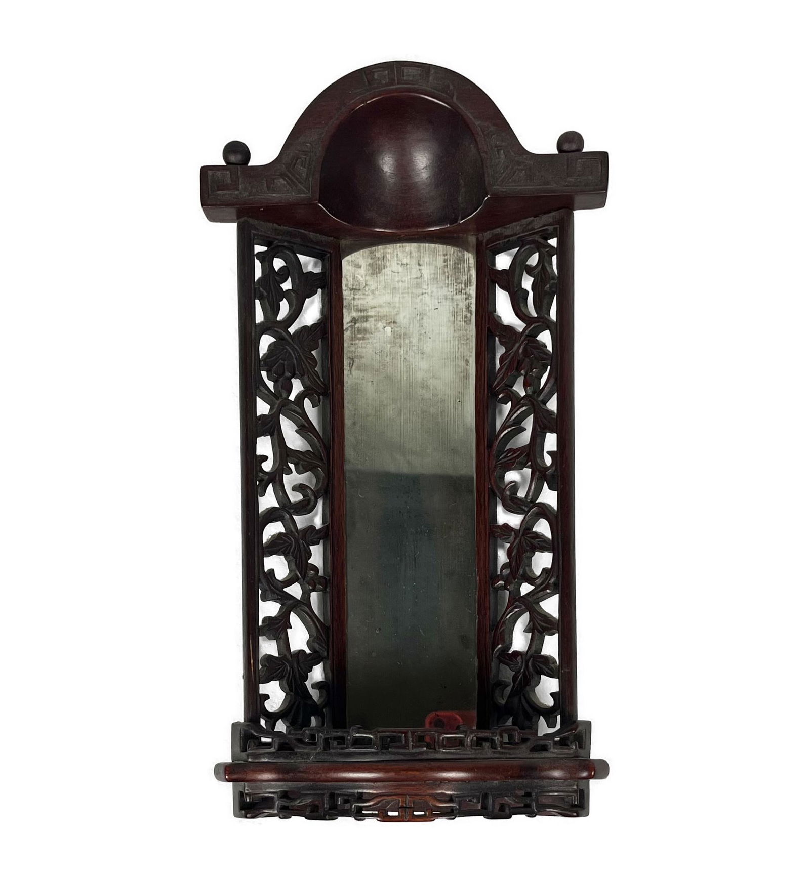 Antique Chinese Rosewood Mirror (1 of 7)