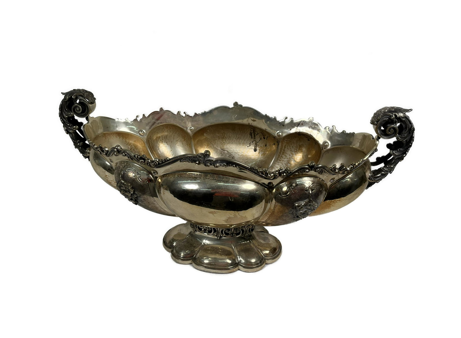 Large Italian Sterling Silver Centerpiece Bowl (1 of 9)
