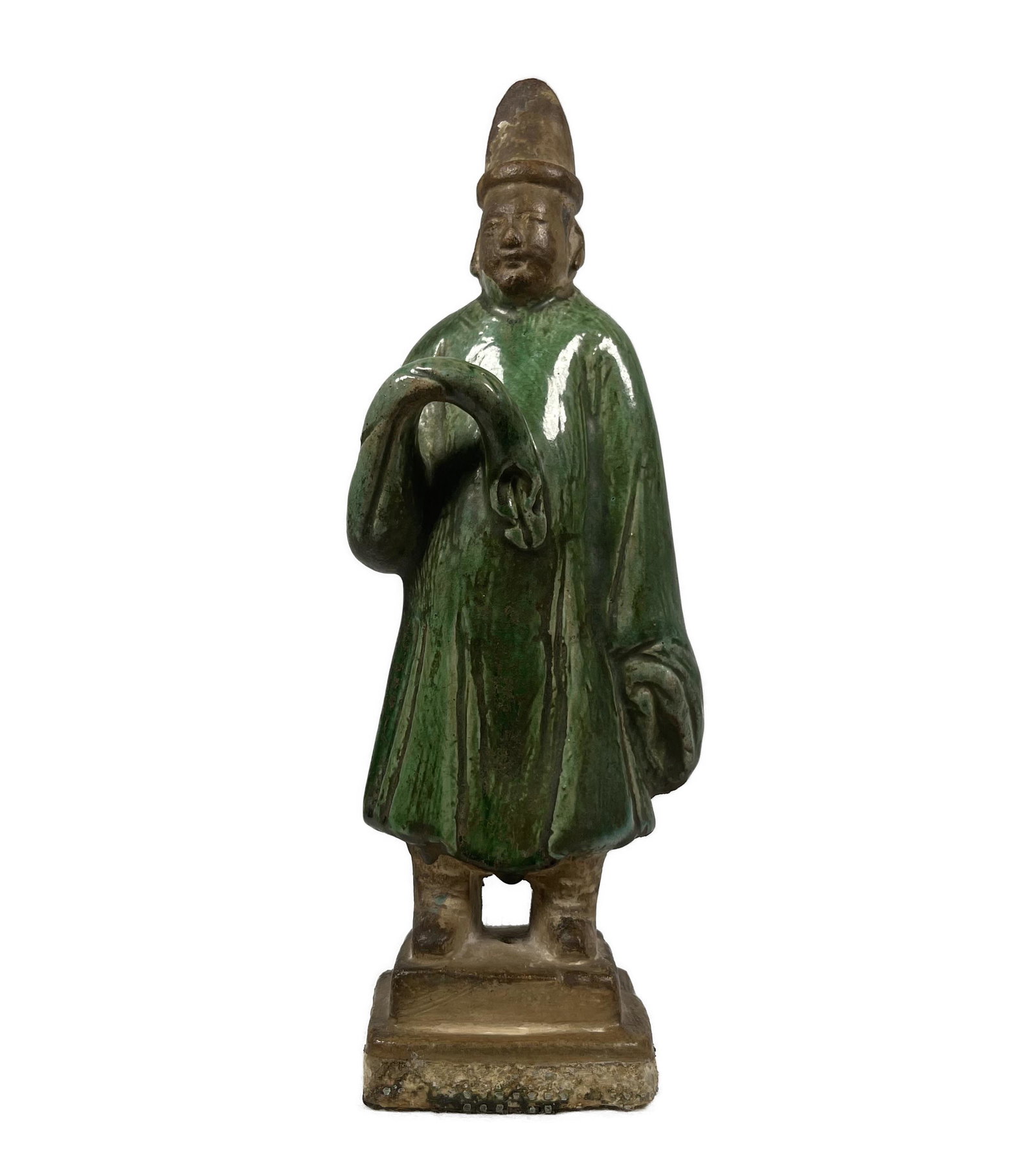 Chinese Ming Dynasty Attendant Pottery Figure (1 of 5)
