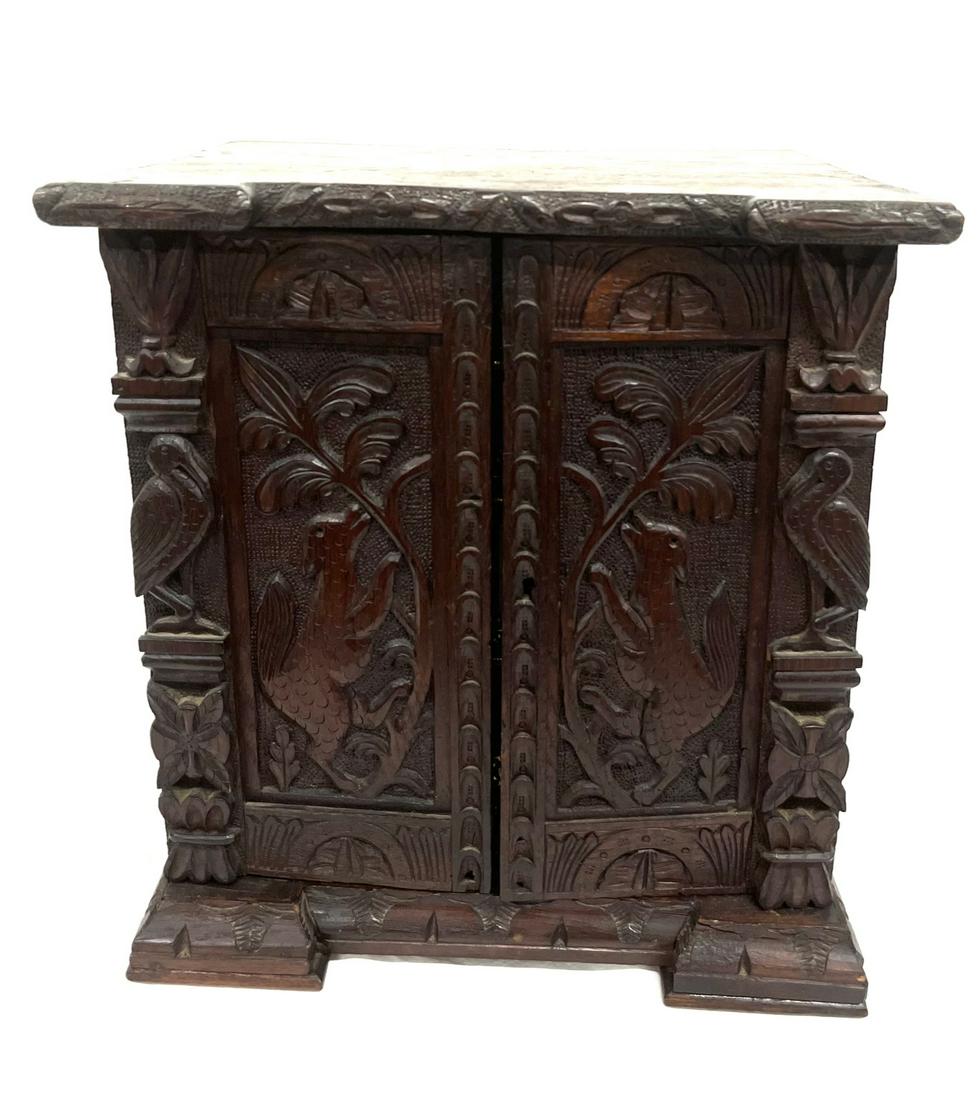 19th c. German Black Forest Cabinet Salesman Sample (1 of 5)