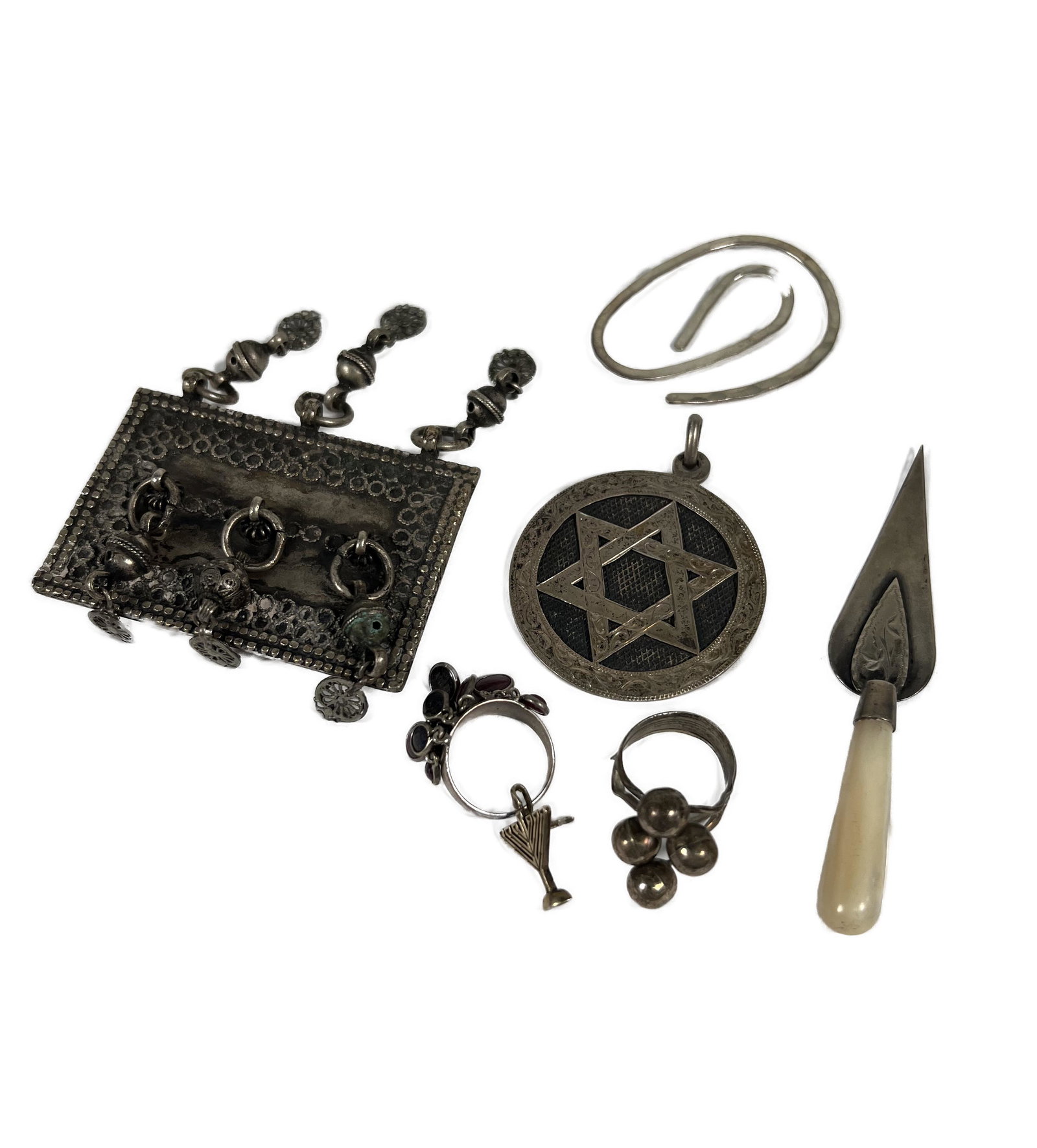 Antique Judaica Jewlery Lot (1 of 16)
