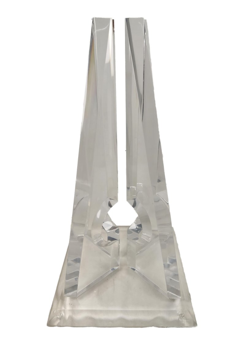 Hivo Van Teal (Cuban American 20th C) Large Lucite Sculpture (1 of 4)
