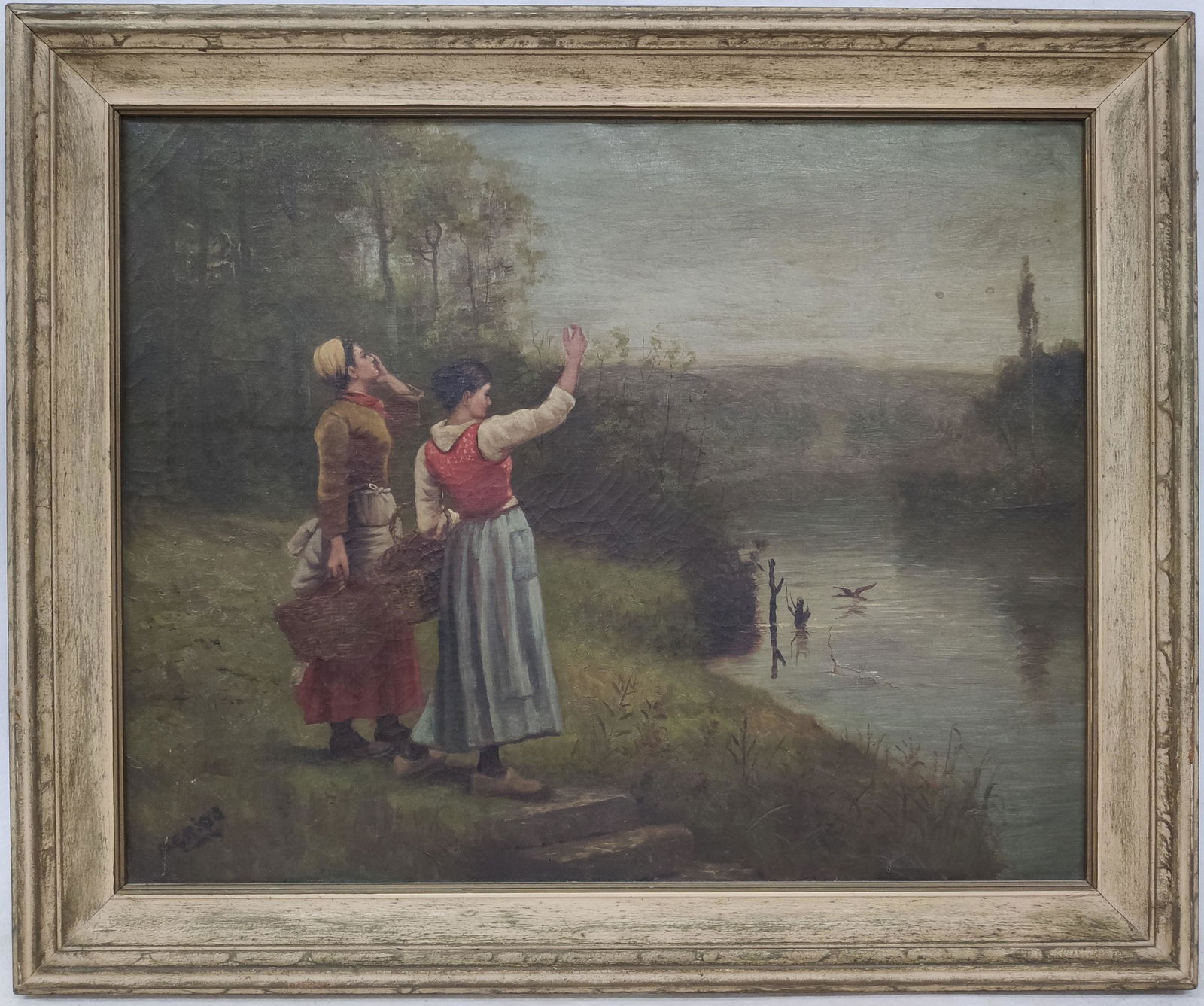 19th c. Dutch School Oil on Canvas (1 of 4)