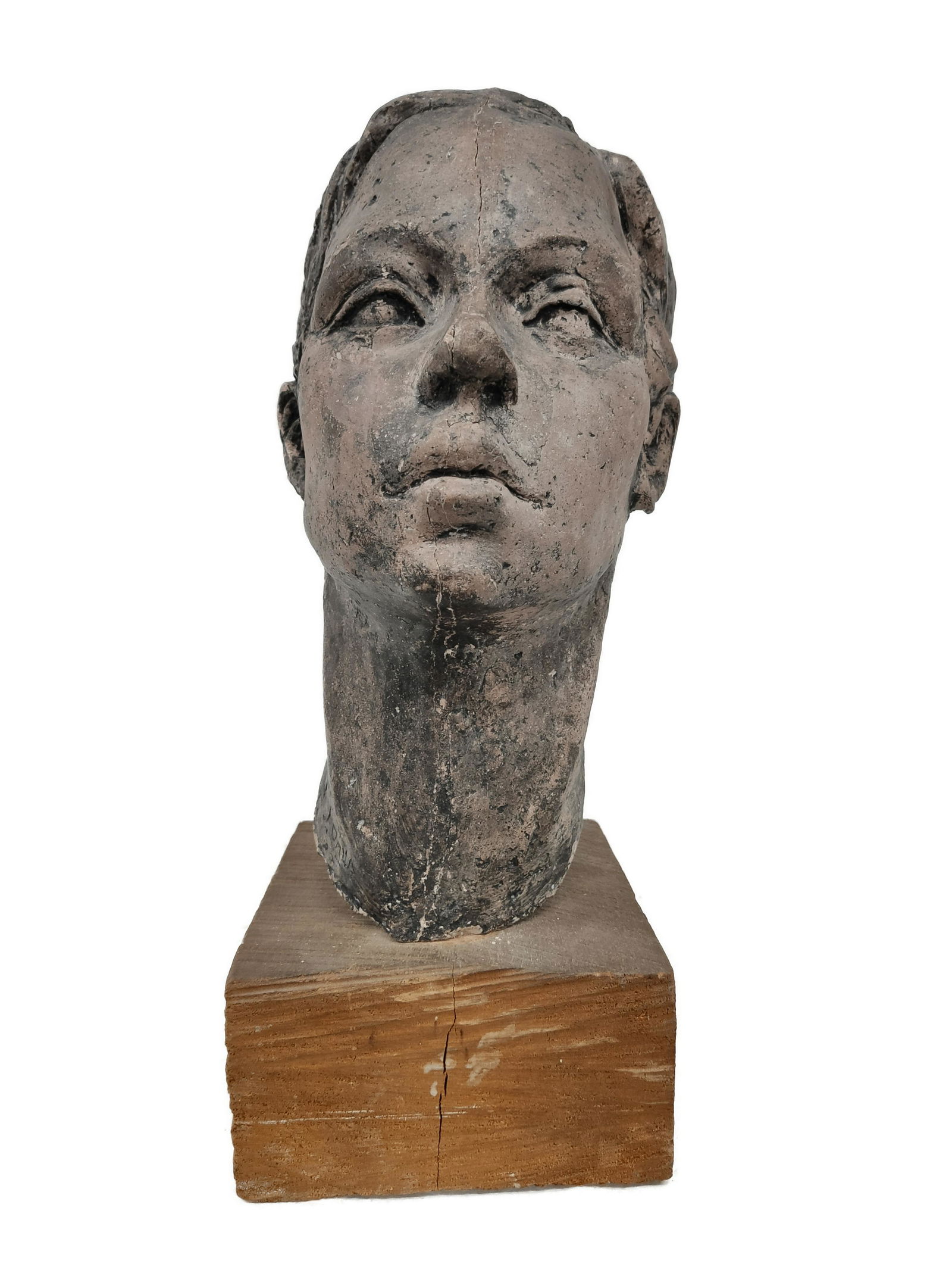 Woman Head Bust Sculpture (1 of 6)