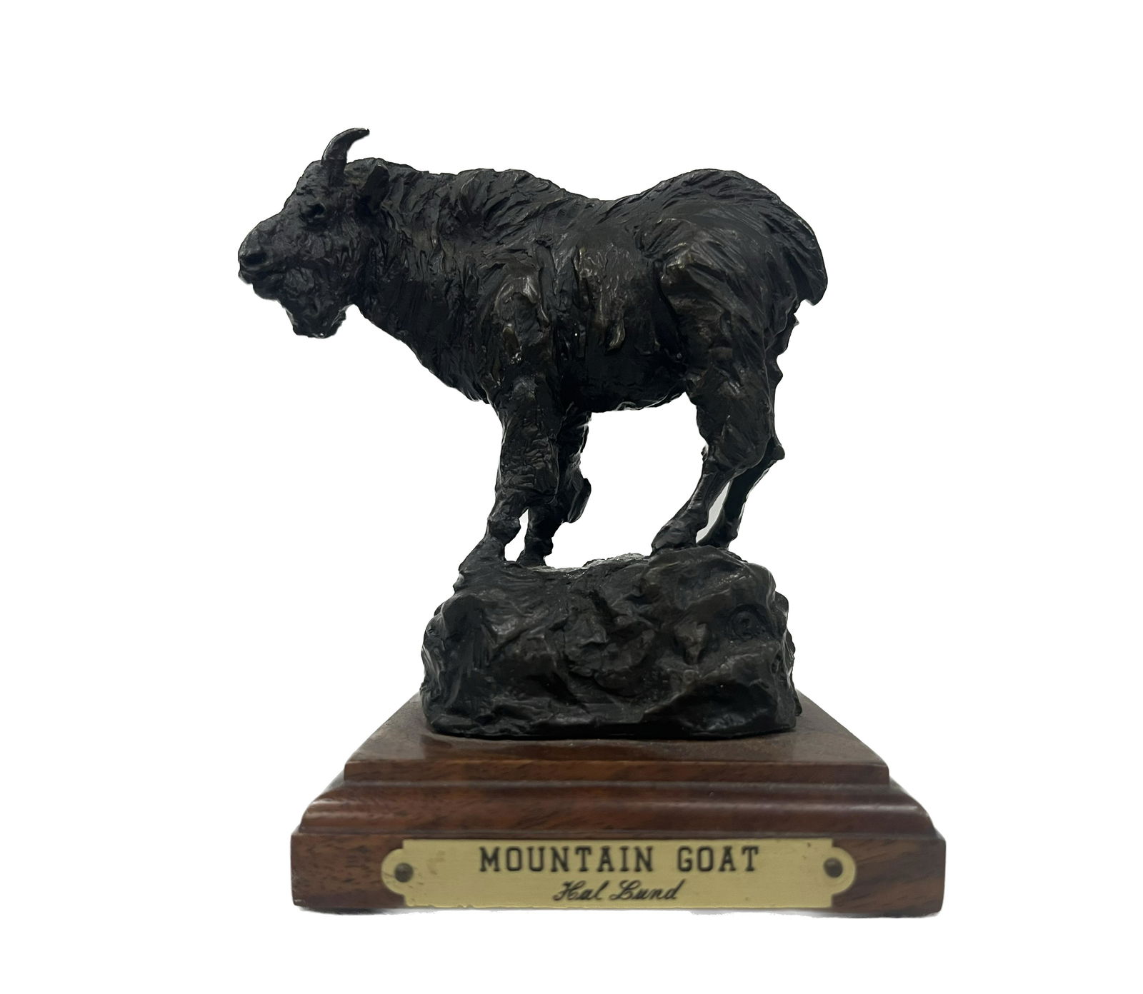 Hal Lund Mountain Goat Bronze Sculpture (1 of 4)