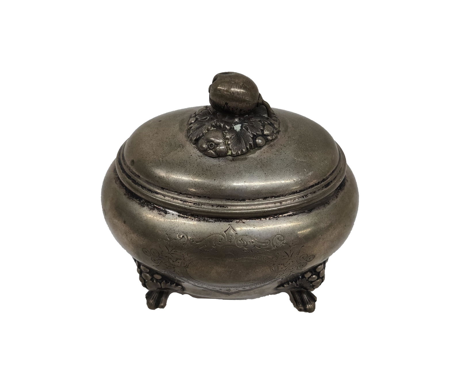 Antique 800 Silver Etrog Judaic (1 of 11)