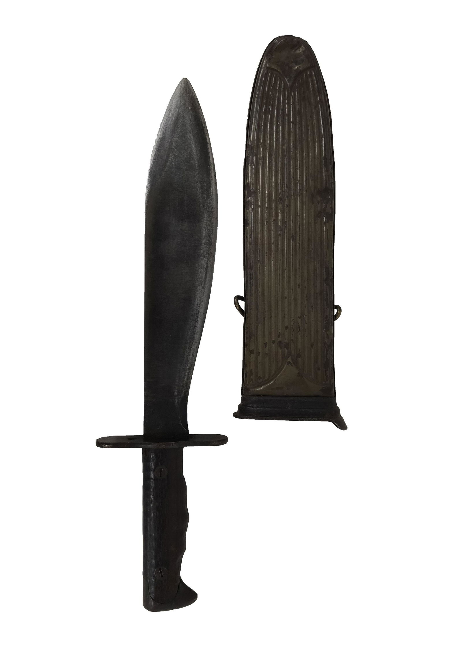 WWI US Model 1917 Bolo Knife w Sheath Plumb 1918 (1 of 8)