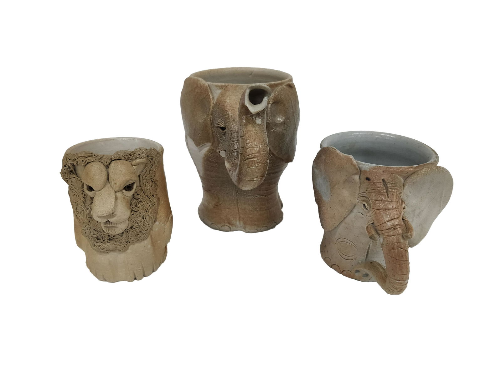 Natalie Surving (B. 1938) Pottery Art Mug Sculpture (1 of 9)