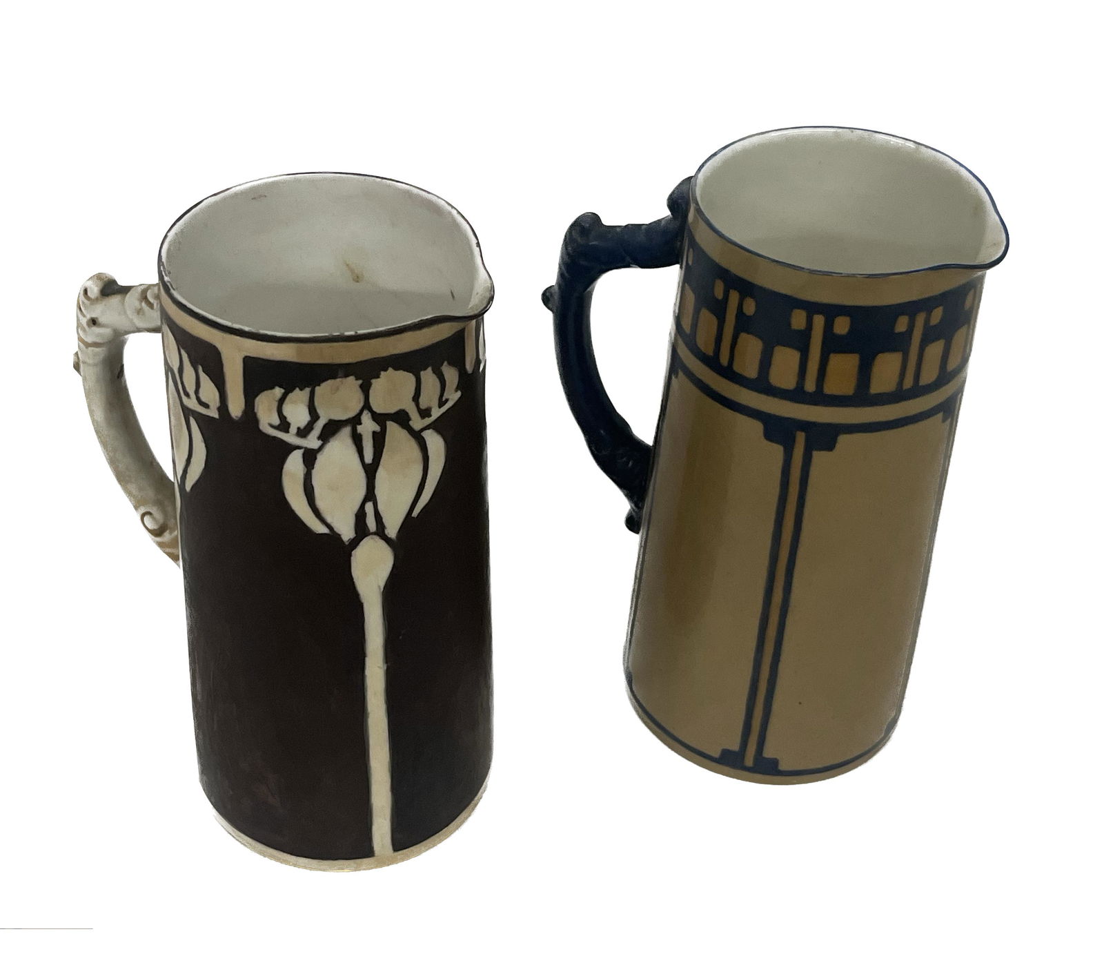 Willets Belleek Hand-Painted Pitchers (1 of 6)