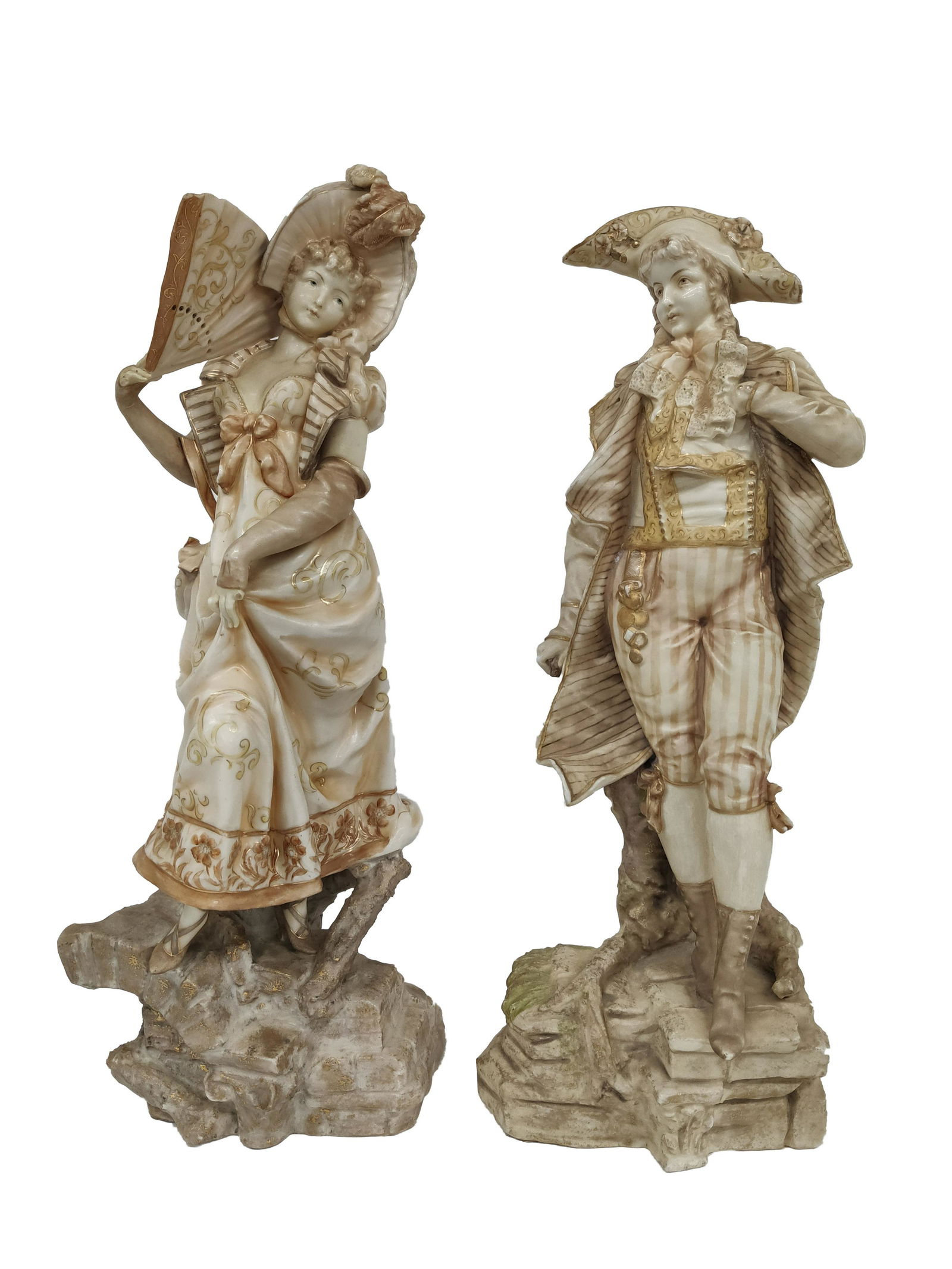 Pair of RstK Teplitz Austria Porcelain Figures (1 of 8)
