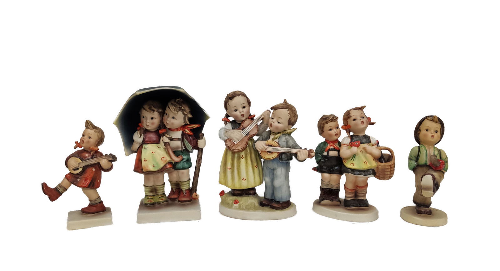 Antique Goebel Hummel Figurines US Zone Lot (1 of 5)