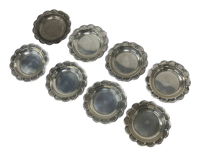 Sterling Silver Nut Dish Set