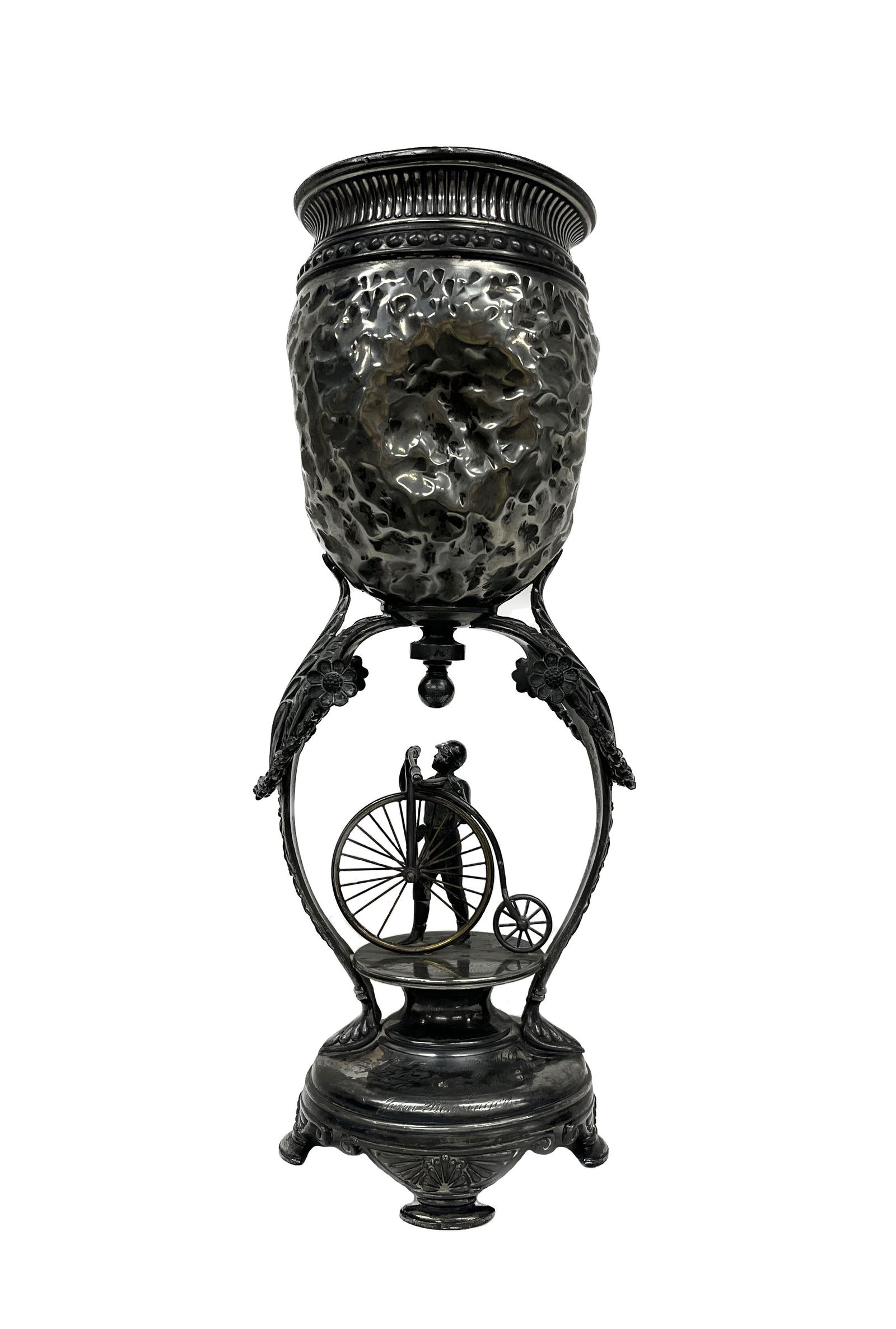 Simpson Hall Miller Co Quadruple Plate Trophy 19th c (1 of 10)