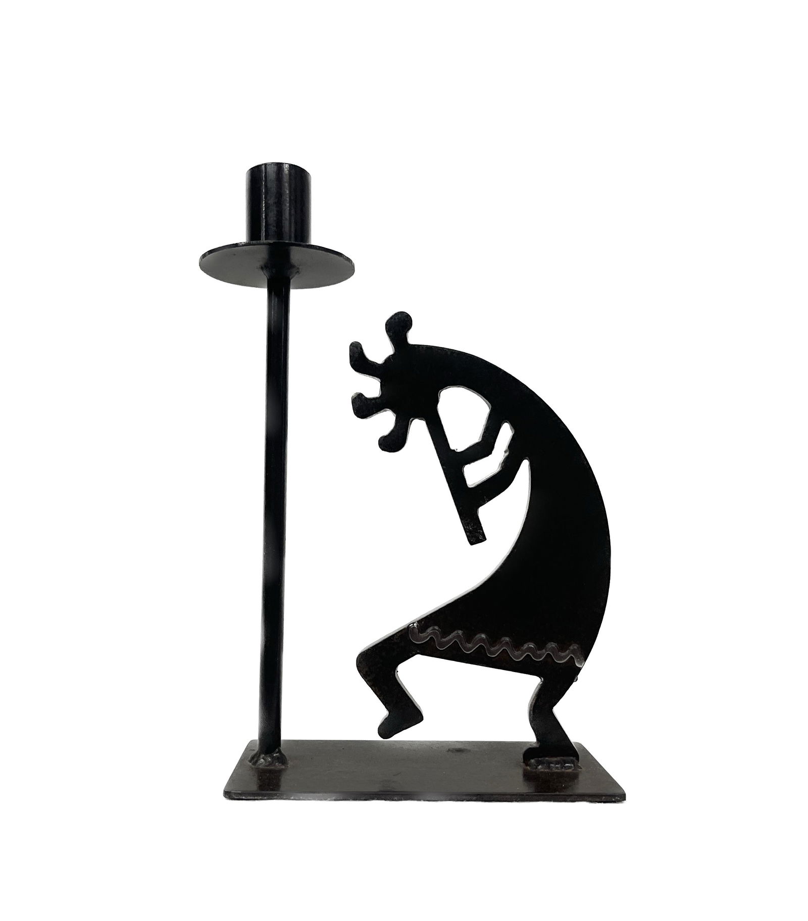 South Western kokopeli Metal  Sculpture Signed (1 of 5)