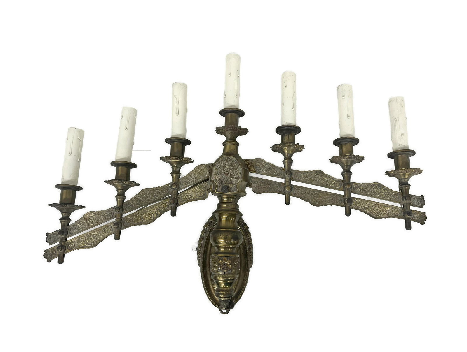 Antique Bronze Wall Sconce (1 of 4)
