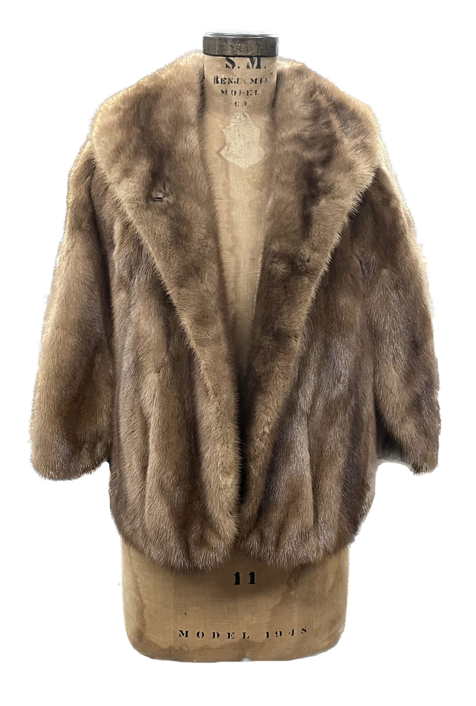 Ladies Fur Shoulder Shawl Stole (1 of 2)