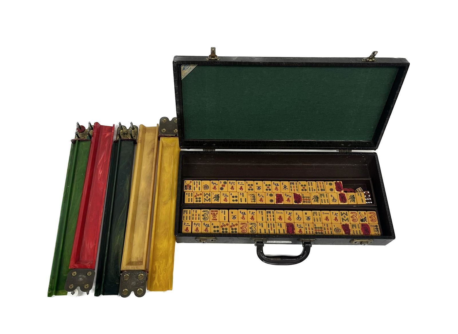 Antique Bakelite Tile Mahjong Set 160 Tiles (1 of 3)