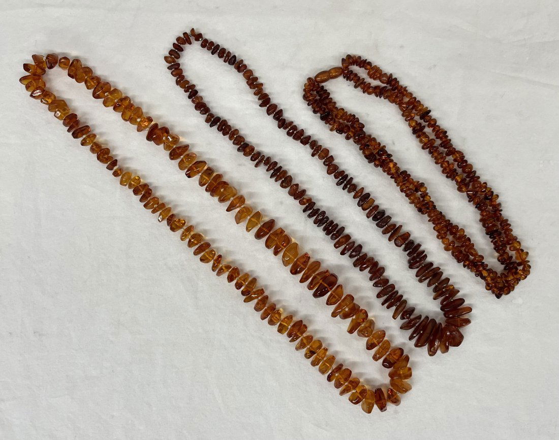 Vintage Baltic Amber Necklace Jewelry Lot (1 of 4)