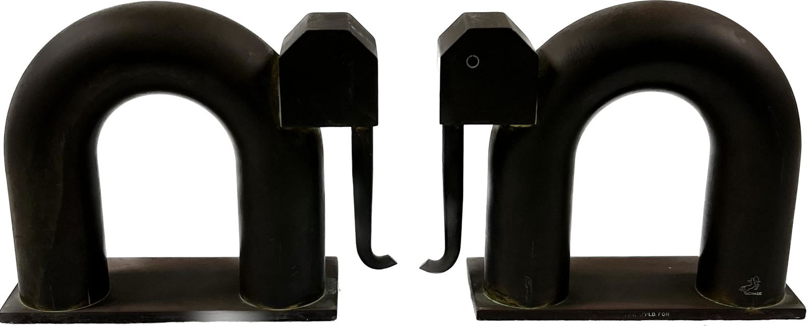 Pair Walter Von Nessen For Chase Elephant Bookends (1 of 7)