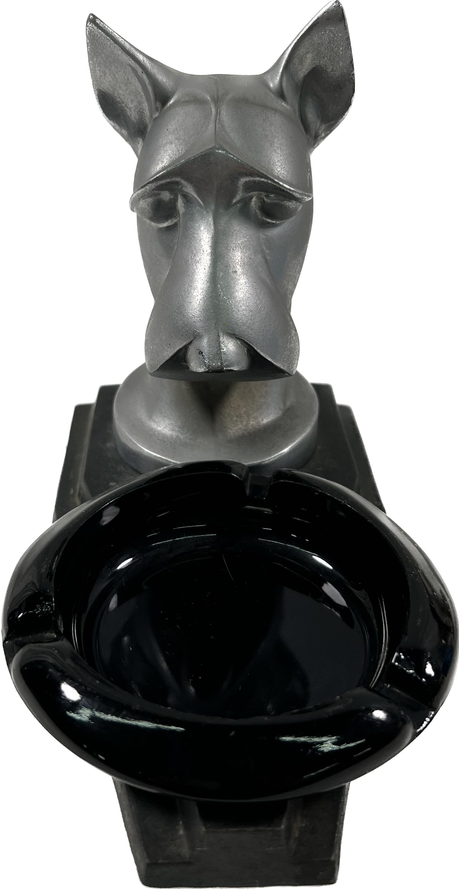 Art Deco Frankart Scottie Dog Glass Ashtray (1 of 12)