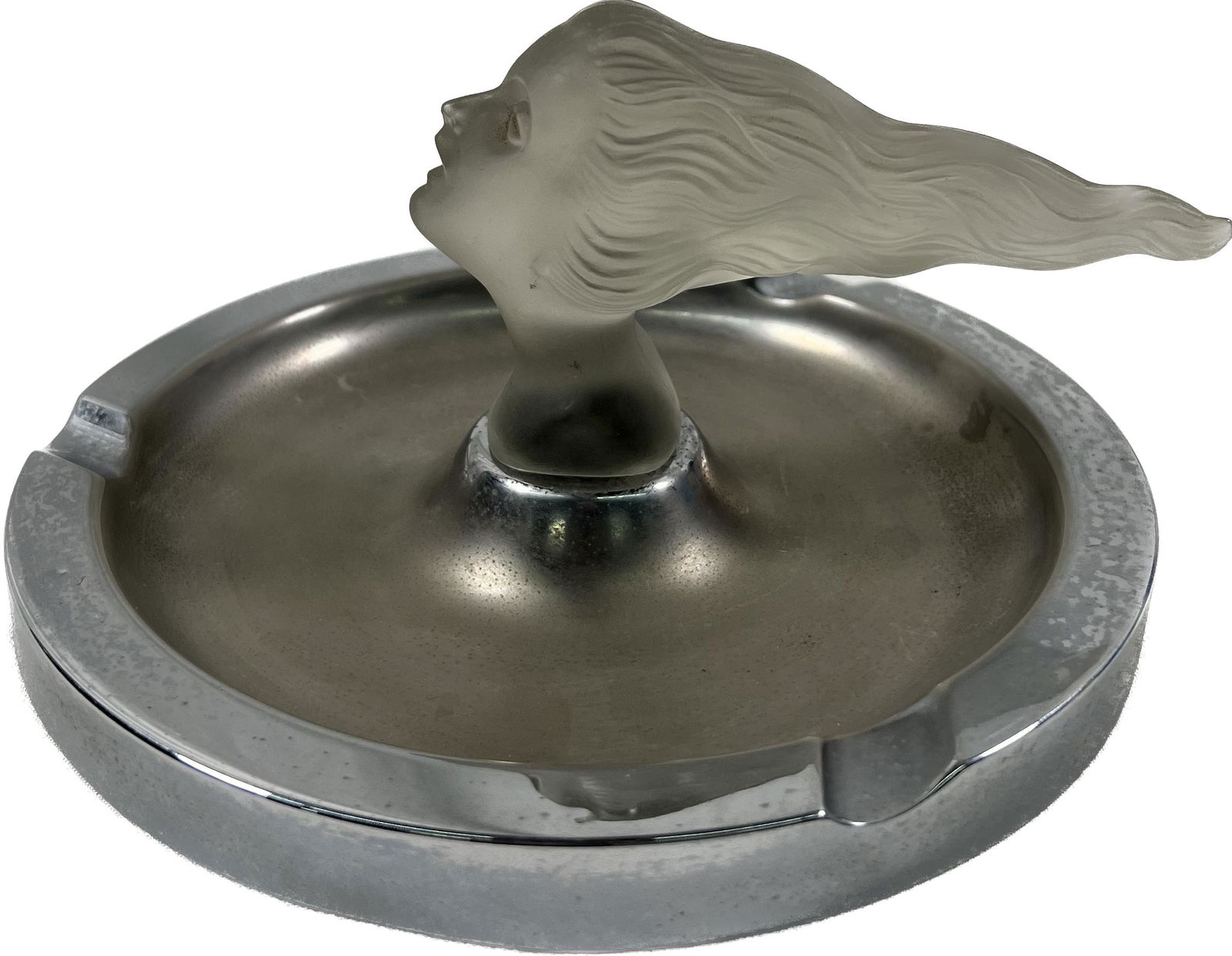 Negbaur "Lady Nicotine" Art Deco Ashtray (1 of 8)