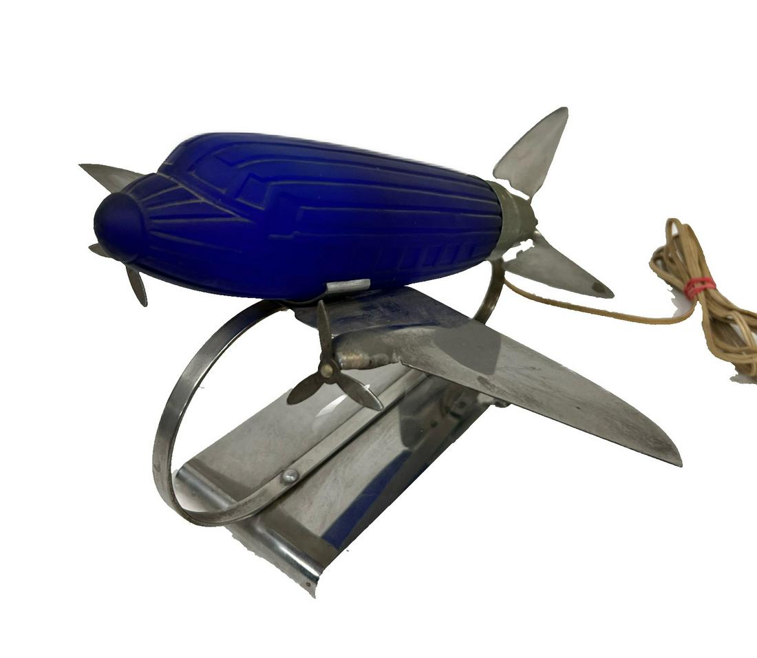 Frankart Art Deco Plane Lamp DC9 (1 of 11)