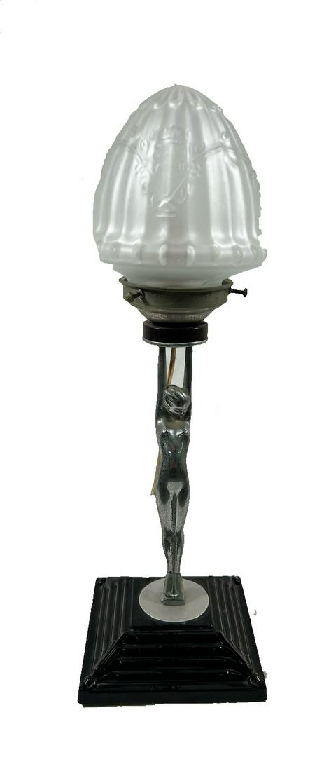 Original Art Deco Era Chrome Diana Lamp (1 of 11)
