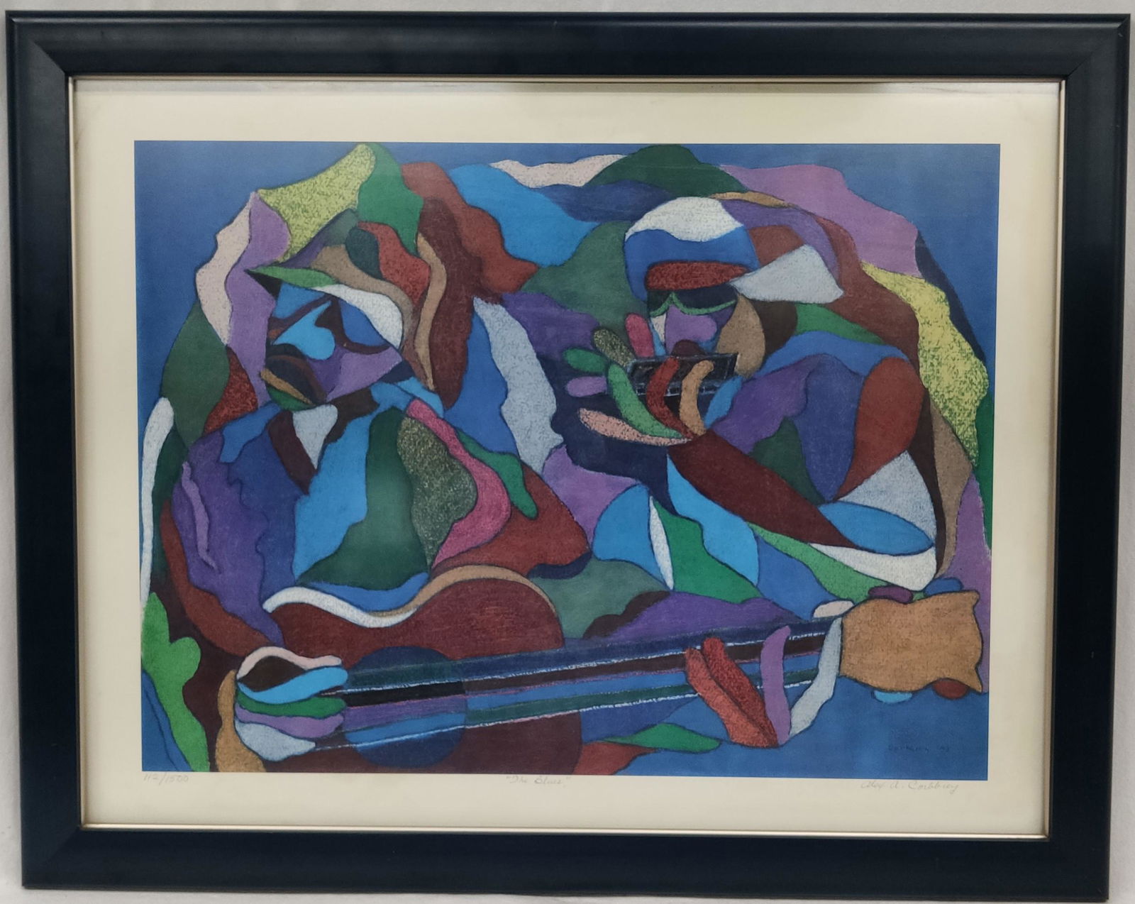 Alex Corbbrey ( American 1944- ) The Blues (1 of 11)