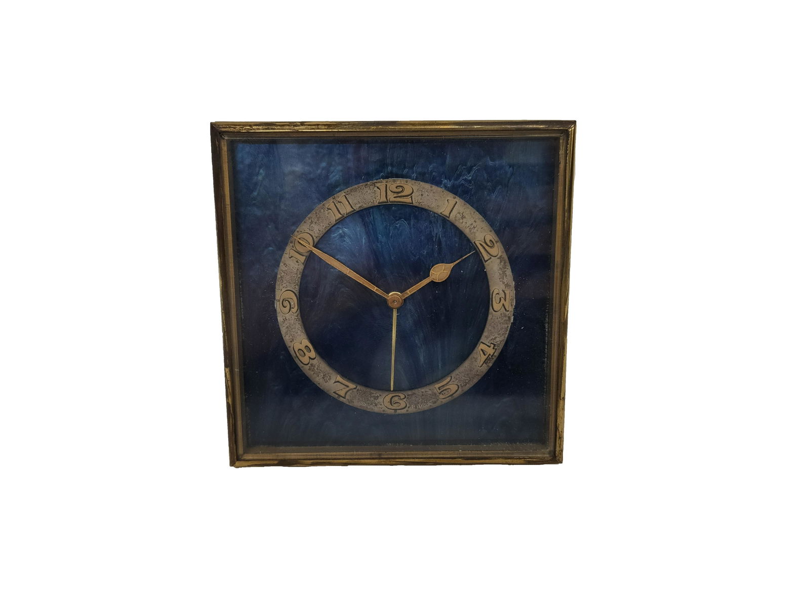 Art Deco Swiss Clock Bronze Caldwell Style c 1920 (1 of 7)