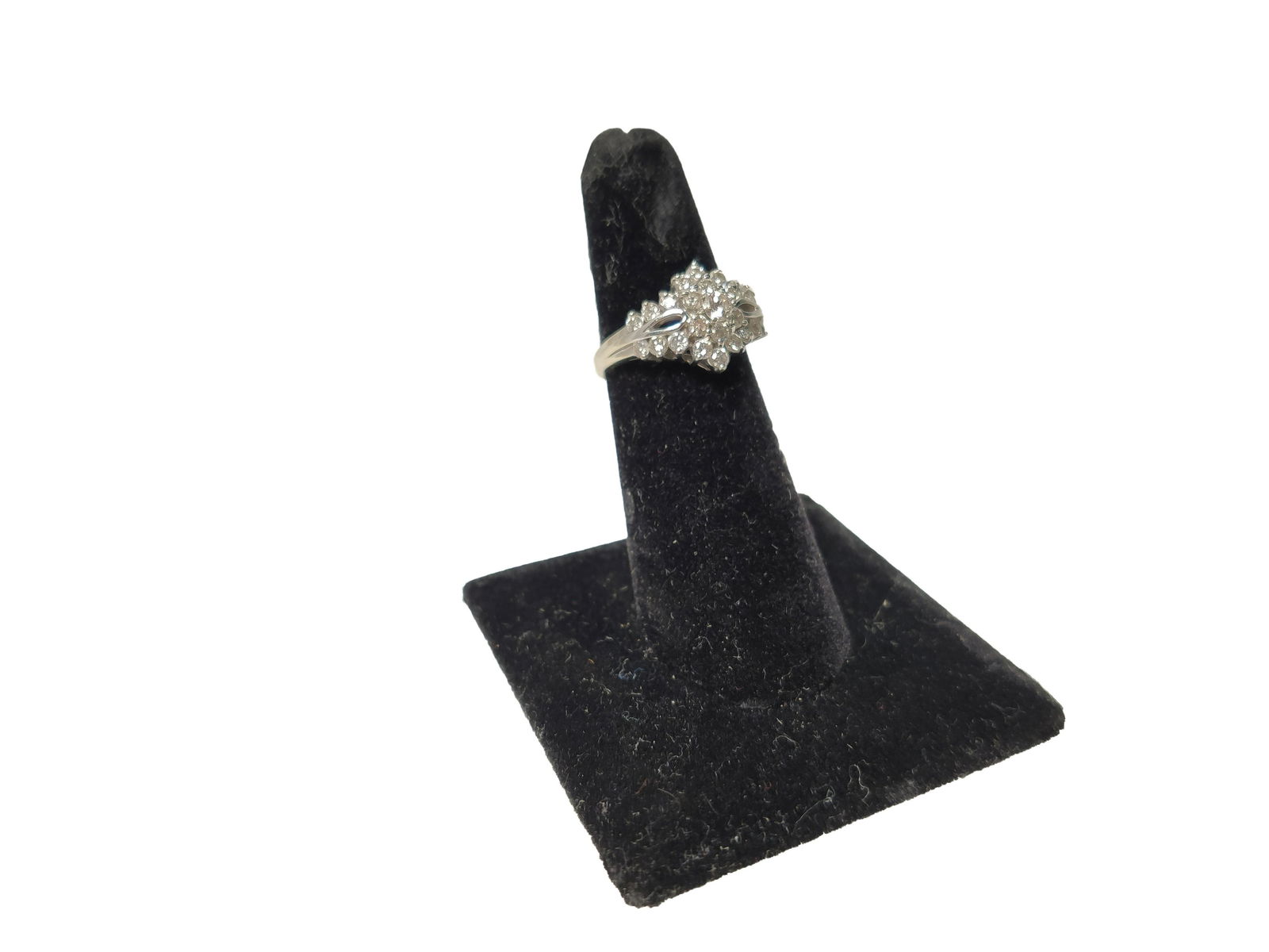 14K White Gold Ring With Diamonds (1 of 9)