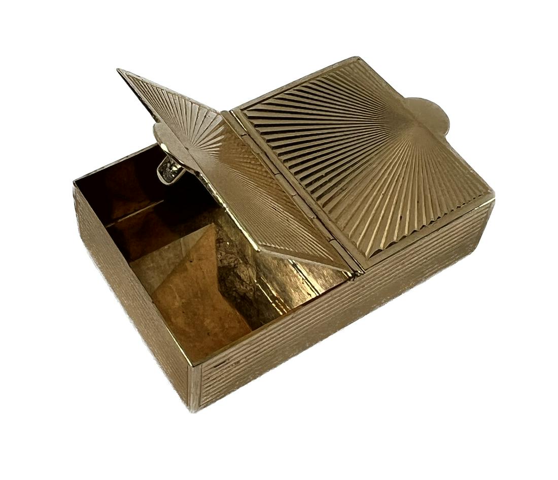 Authentic Cartier Art Deco 14k Gold Box (1 of 4)