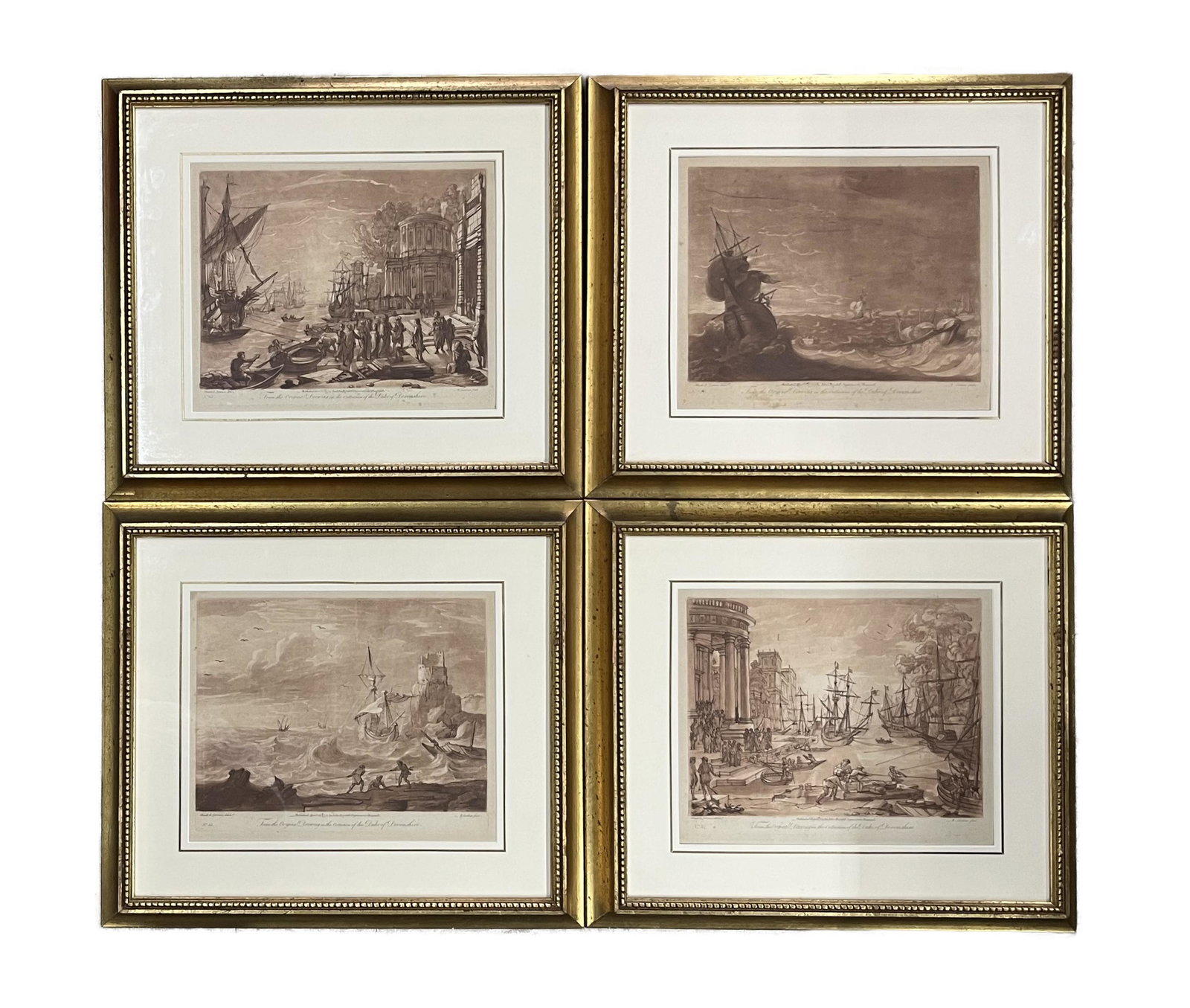 Claude Lorrain & Richard Earlom Etchings (4) (1 of 9)