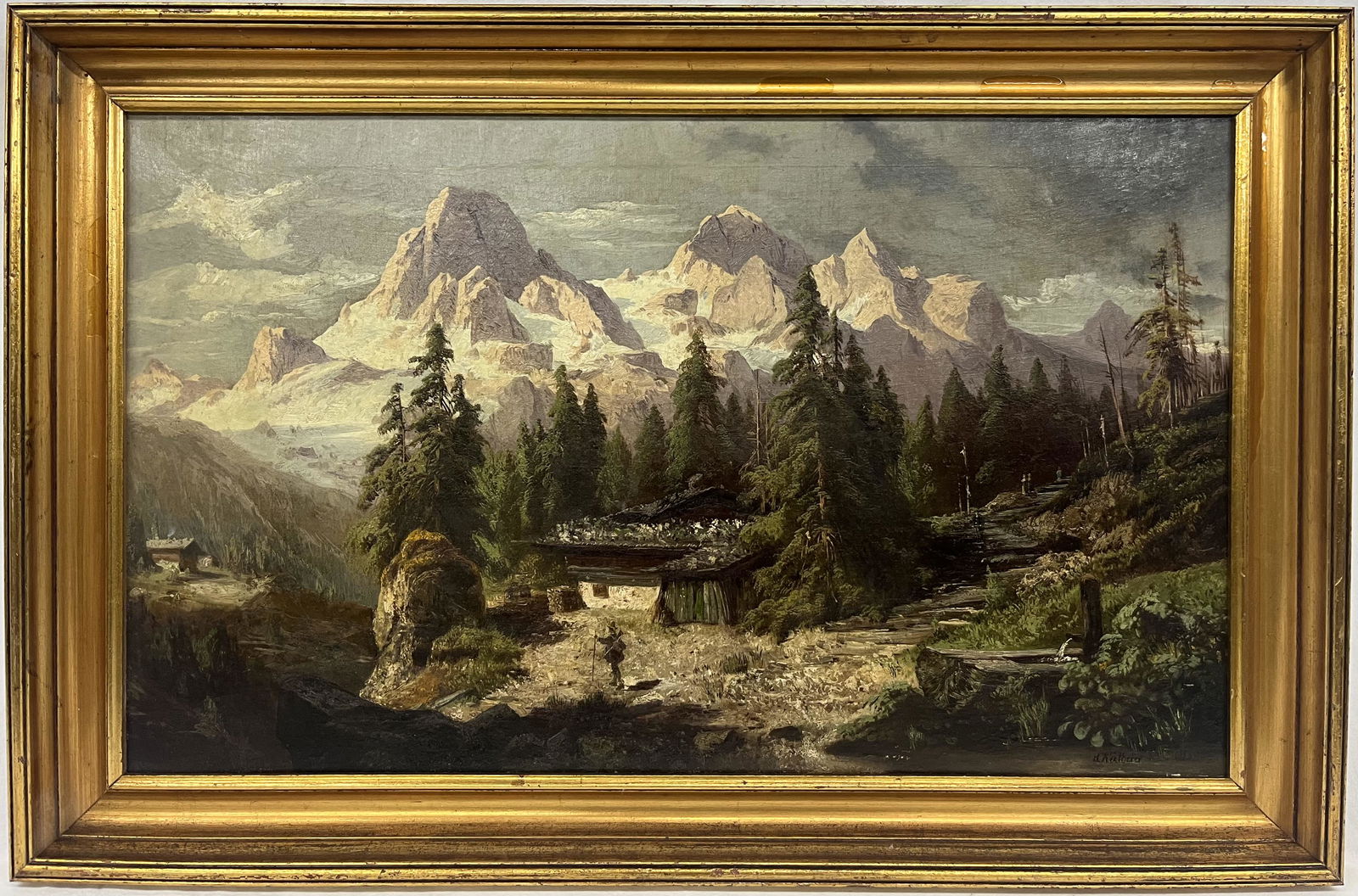 H. Kalberer German 19th Century Oil on Canvas (1 of 4)