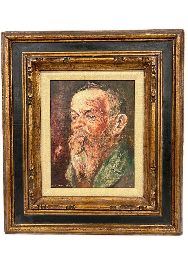 Wilhelm Lehmann (German 1877-1954) Oil on Canvas (1 of 14)