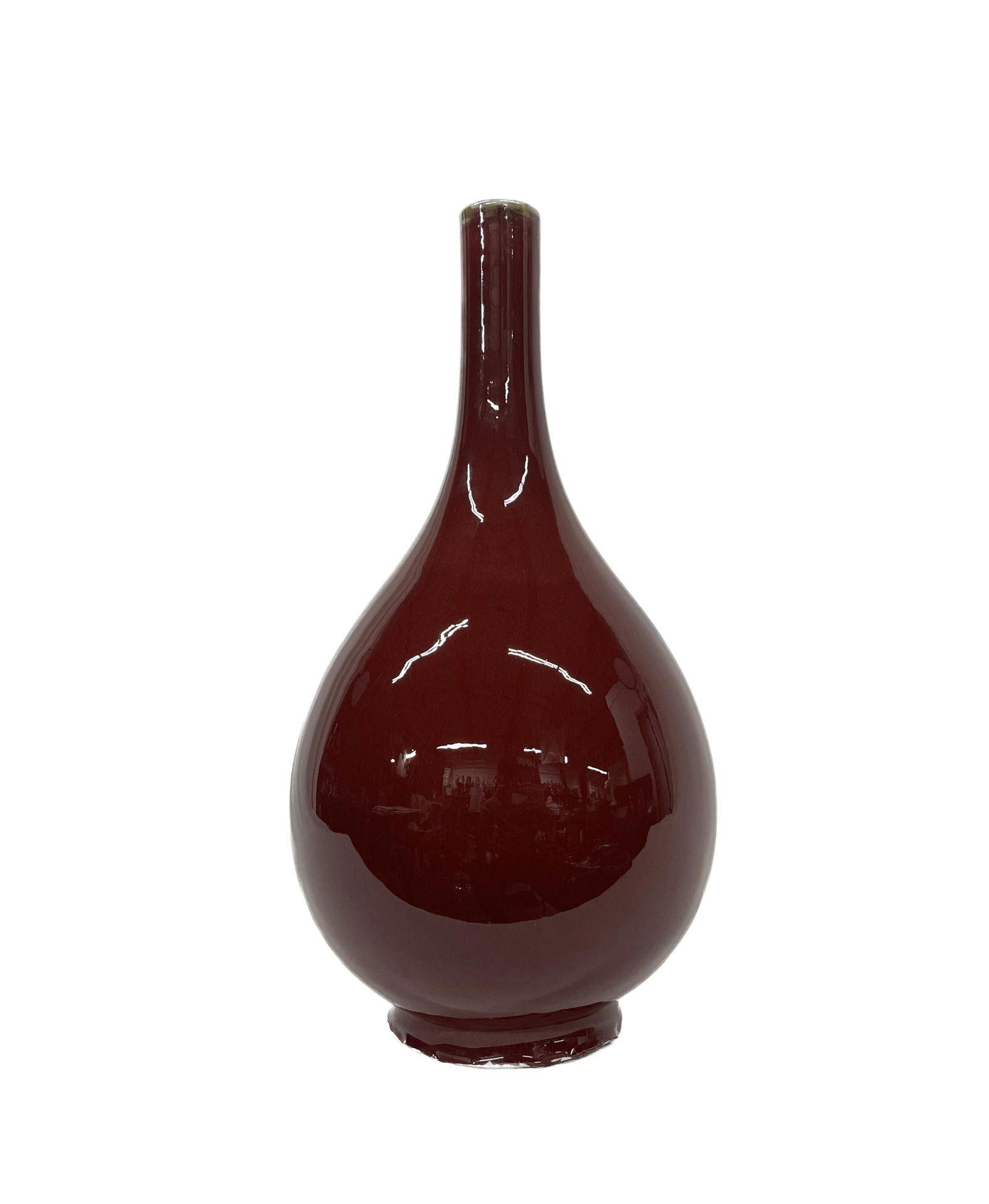 Chinese FlambÃ© Red Glazed Porcelain Vase (1 of 7)