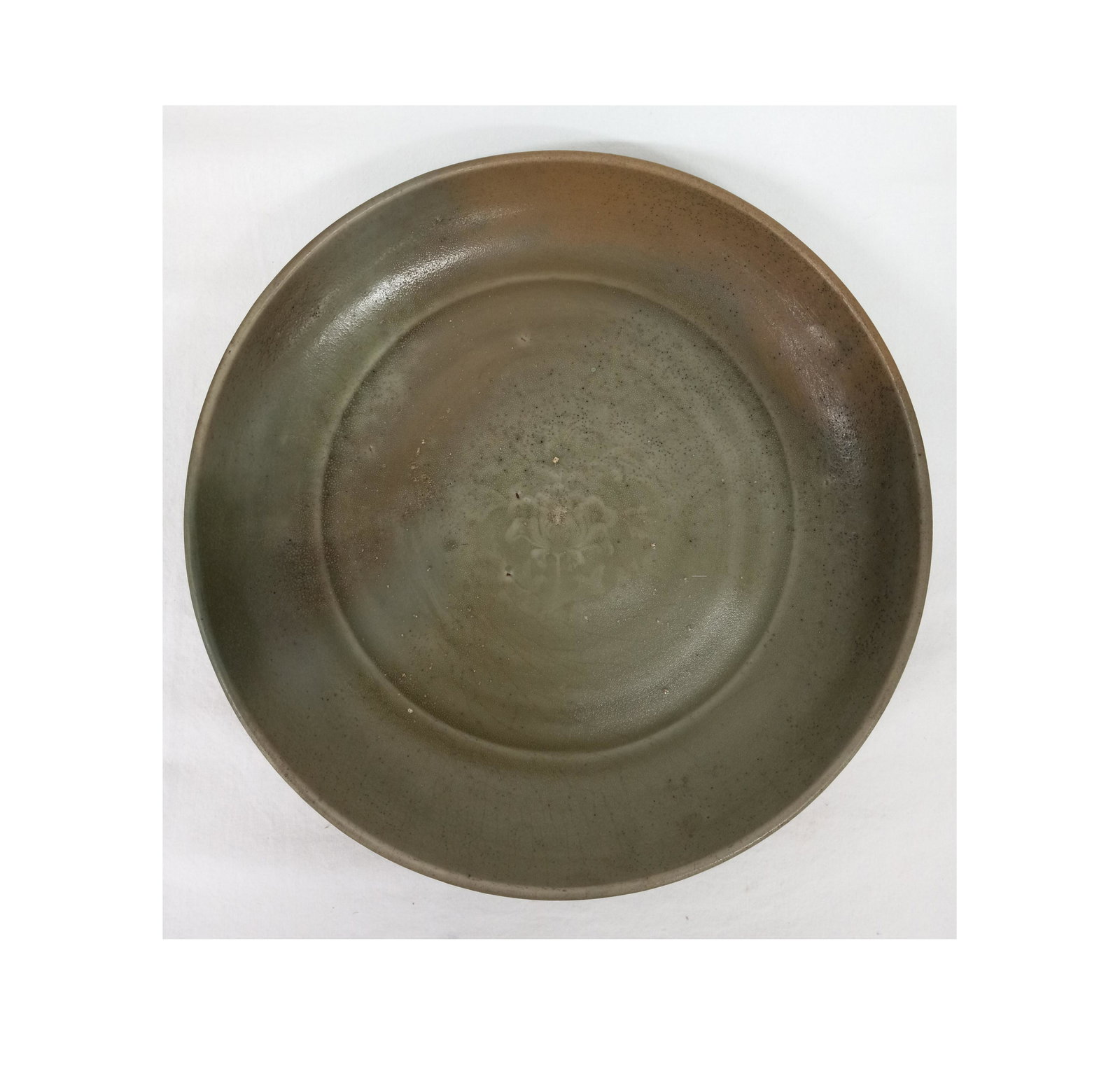 Antique Chinese Celadon Glazed Plate (1 of 5)