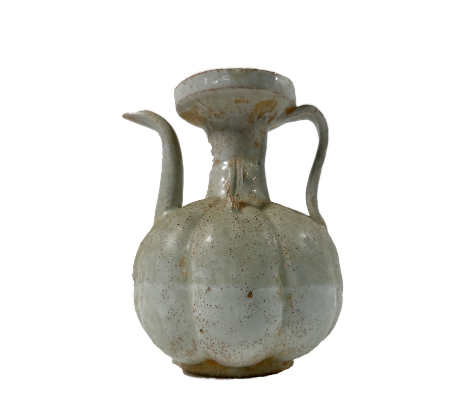 Antique Chinese Glazed Ceramic Teapot (1 of 6)