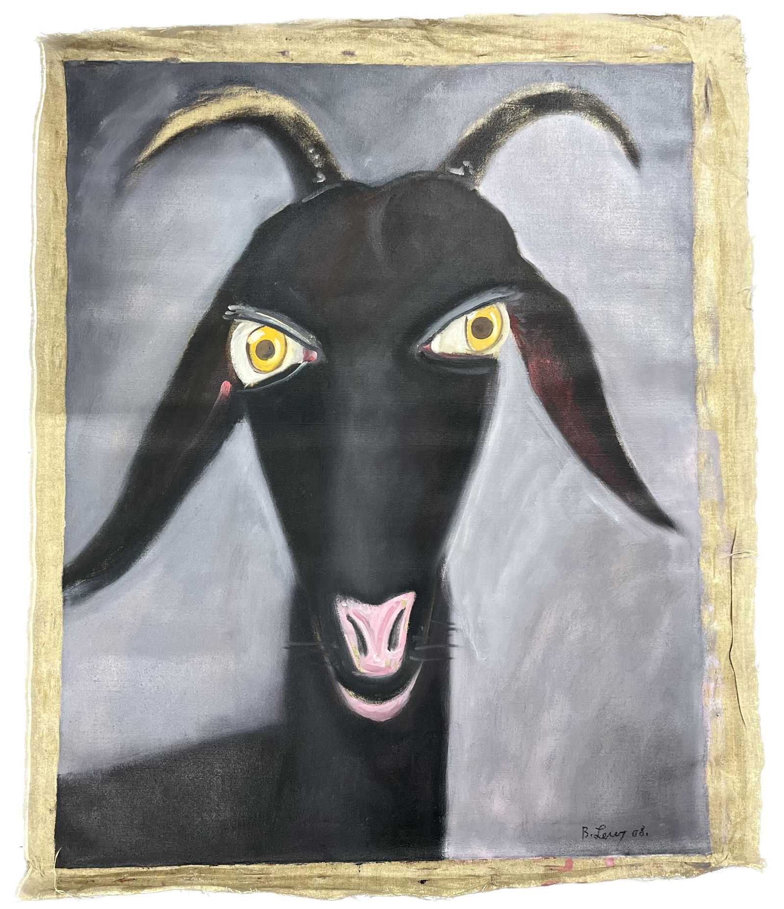 Benjamin Levy (Israeli/American B. 1940) Goat (1 of 2)