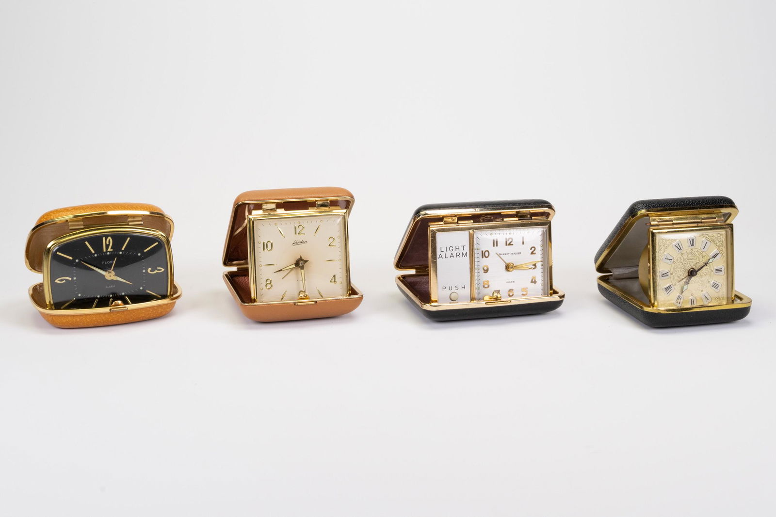 Vintage Travel Alarm Clock Florin Caravelle Linden Lot (1 of 4)