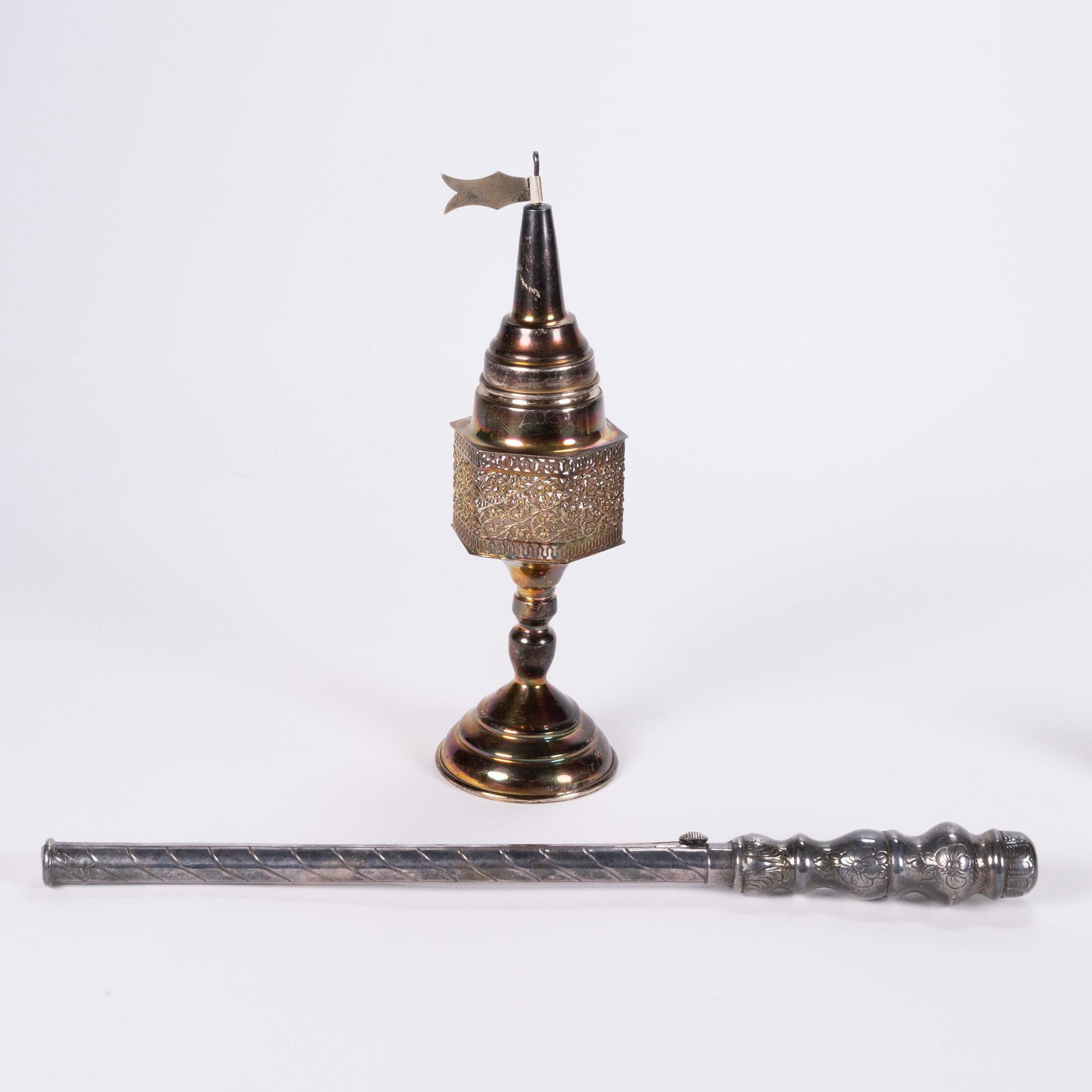 Judaica Sterling Silver Havdalah Lot (1 of 3)