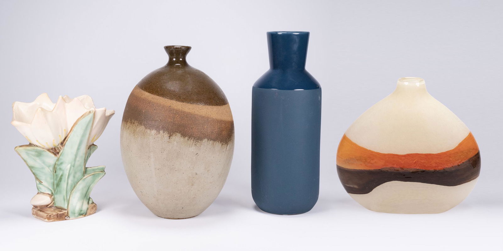 MCM Modern Pottery Vase Lot (1 of 4)
