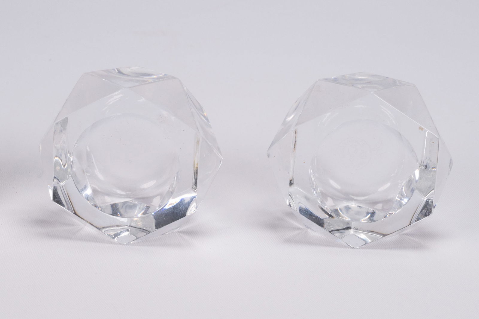 Baccarat France Crystal  Diamond Cut Salt Dip (1 of 4)